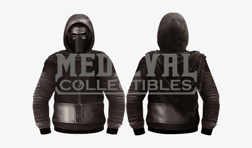 Kylo Ren Armor And Helmet Hoodie - Knights Of Ren The Armory, transparent png download