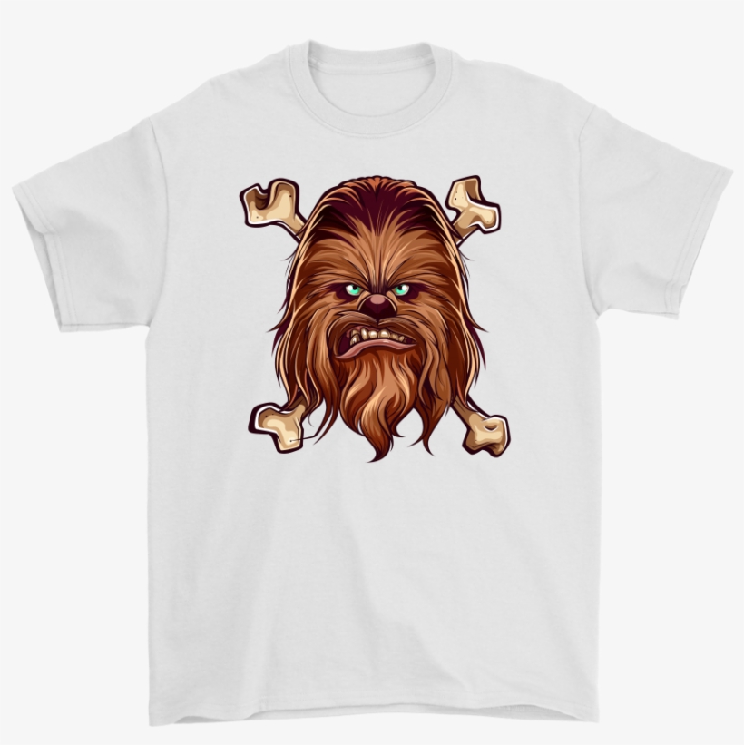 Chewbacca Dog T-shirt - Juan Sin Miedo Ilustrador, transparent png download