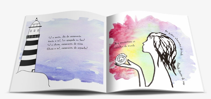 "ana And The Sea" Of The Band Teatro Mágico - Sketch, transparent png download