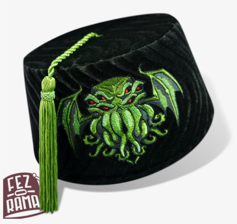 Cthulhu Fez - Low - Fez, transparent png download