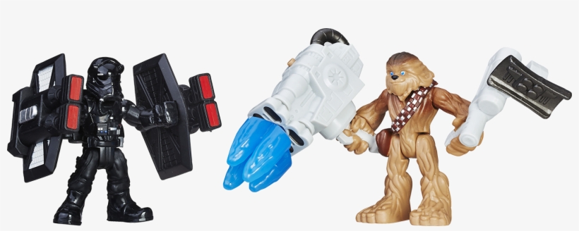Star Wars Galaxy Heroes Power Up Figure Set, Chewbacca, - Playskool Heroes Star Wars Toys, transparent png download