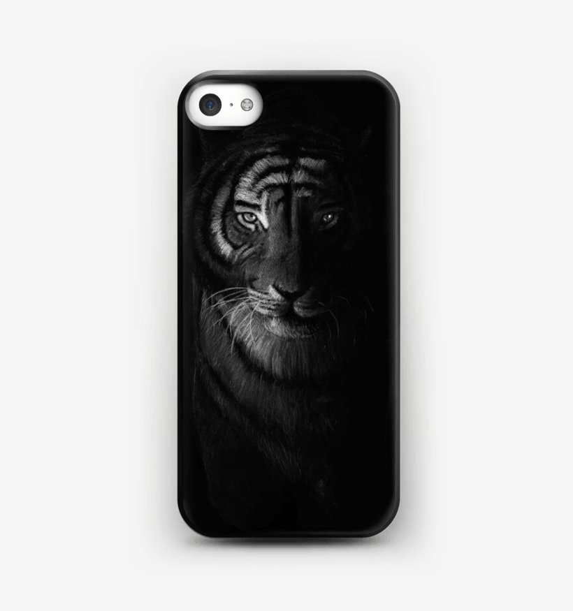 Tiger In The Dark Case Iphone 5/5s - Tiger In The Dark, transparent png download