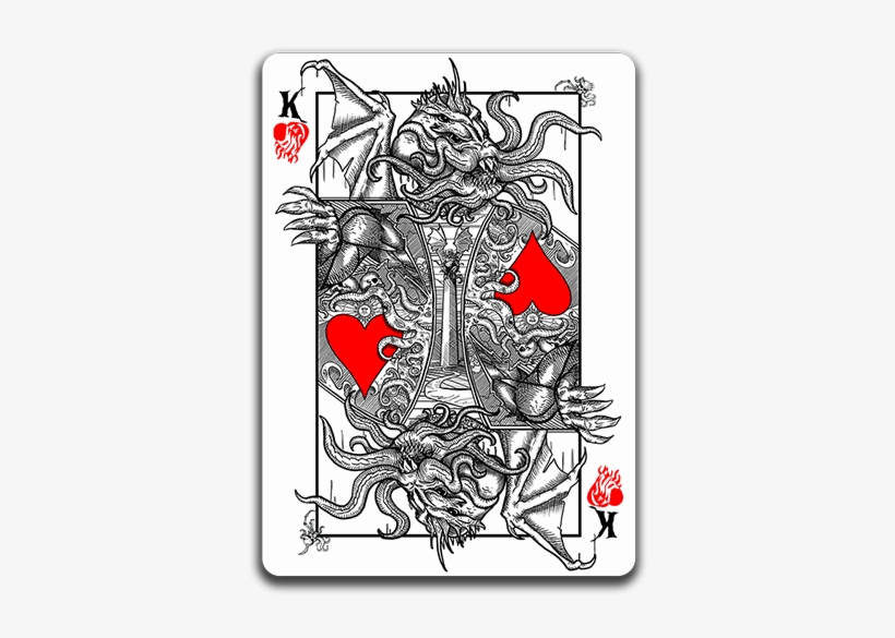 Cthulhu King - Playing Card, transparent png download