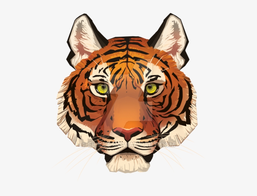 P > - Tiger Face Image Png, transparent png download