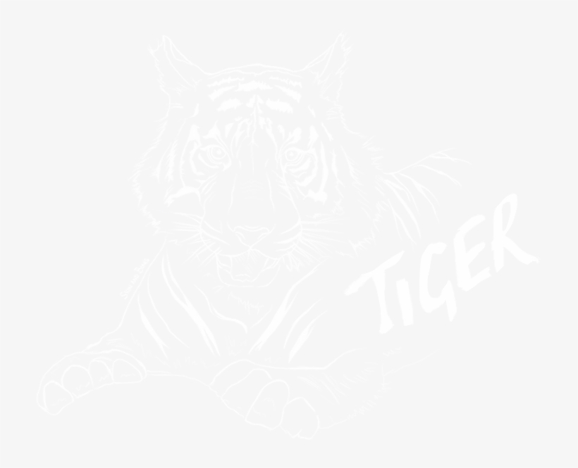 Tiger - Twitter White Icon Png, transparent png download