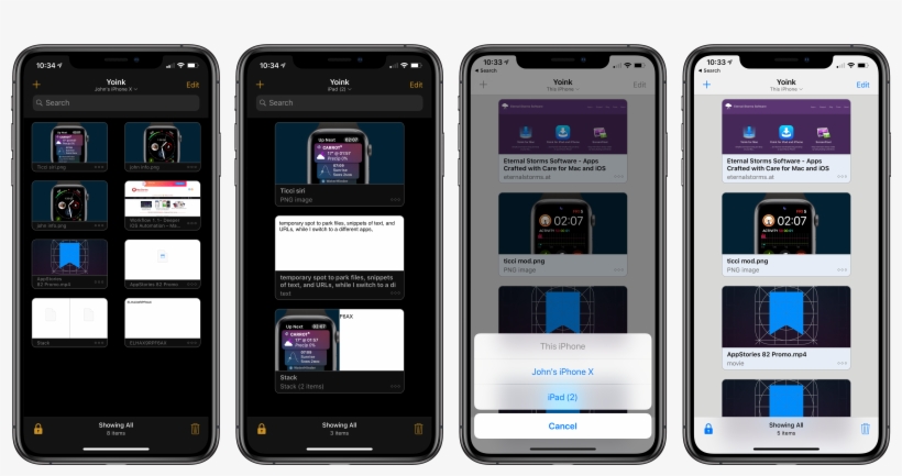 Yoink Is The App I Use On My Mac Every Day As A Temporary - Iphone, transparent png download