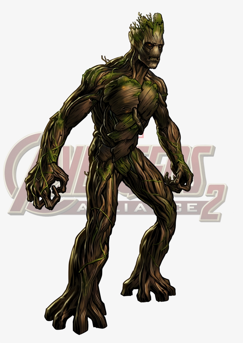 Baby Groot Rocket Raccoon Marvel Marvel Avengers Alliance 2 Groot Png Image Transparent Png Free Download On Seekpng