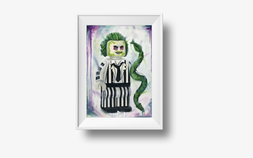 Beetlejuice Print - Cartoon, transparent png download