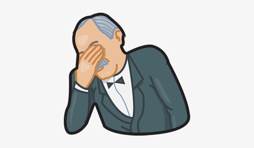 Facepalm Stickers For Imessage By Gudim Messages Sticker-1 - Facepalm Стикер, transparent png download