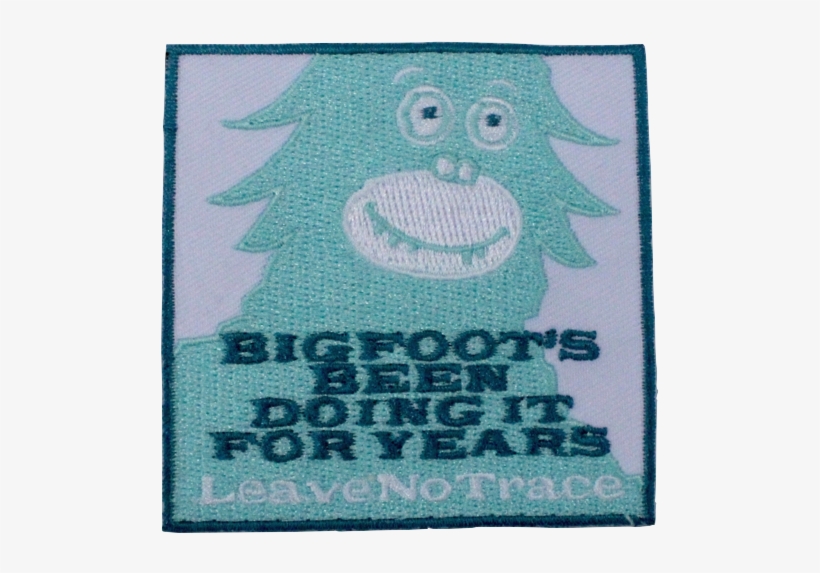 Bigfoot Patch - Leave No Trace, transparent png download