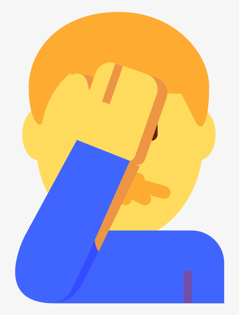 I Made Male Facepalm Ftw, transparent png download
