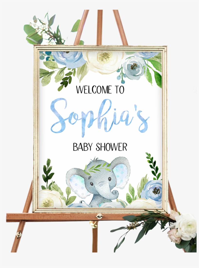 Greenery Woodland Welcome Sign - Woodland Welcome Baby Shower Sign, transparent png download