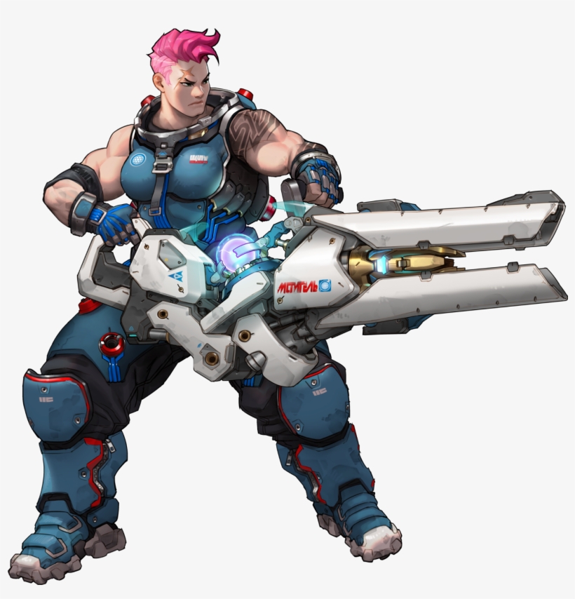 Zarya - Zarya Overwatch Concept Art, transparent png download