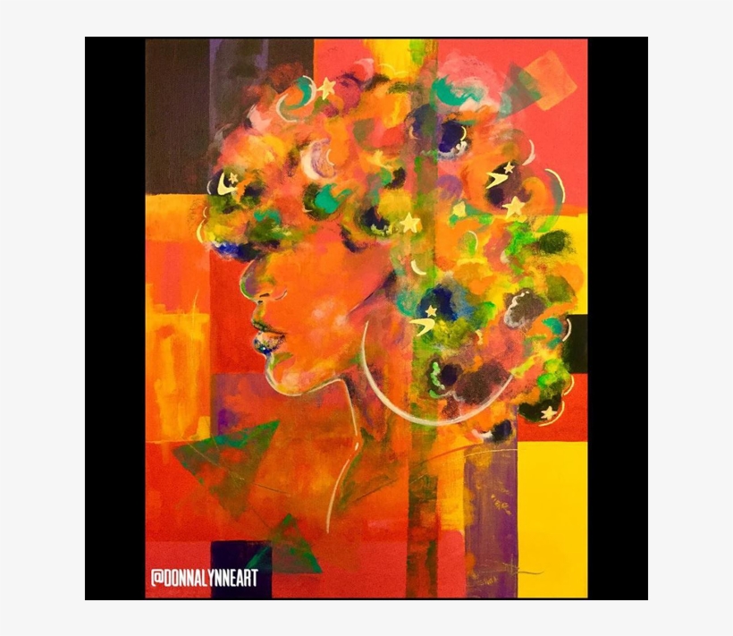 Black Girl Magic By Donna Lynne Art - Modern Art, transparent png download