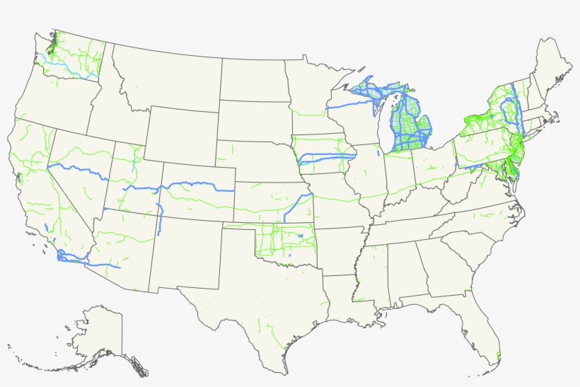 Usrd Upper Half Map - 2016 Presidential Election County Map, transparent png download