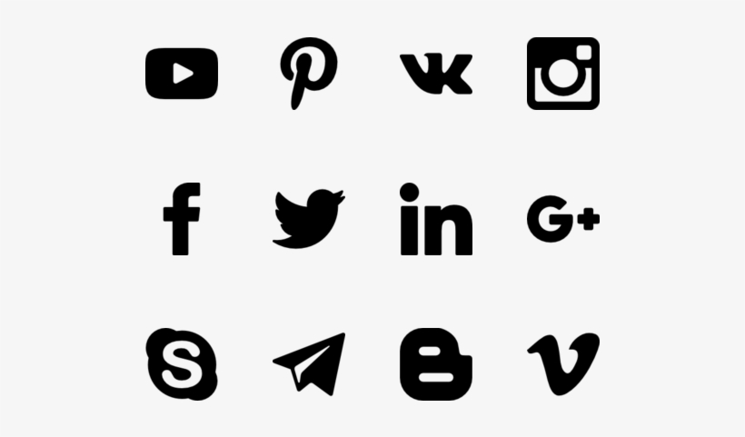 The Power Of Social Media - Social Media Icon Website, transparent png download