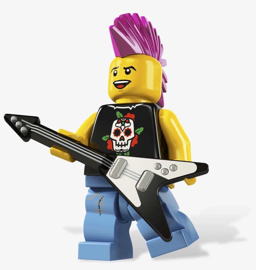 Download - Lego Minifigures Rockstar, transparent png download
