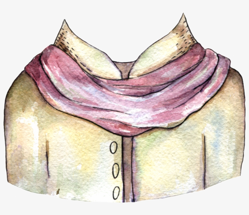 This Graphics Is Cartoon Wind Men's Casual Clothing - Watercolor Painting, transparent png download