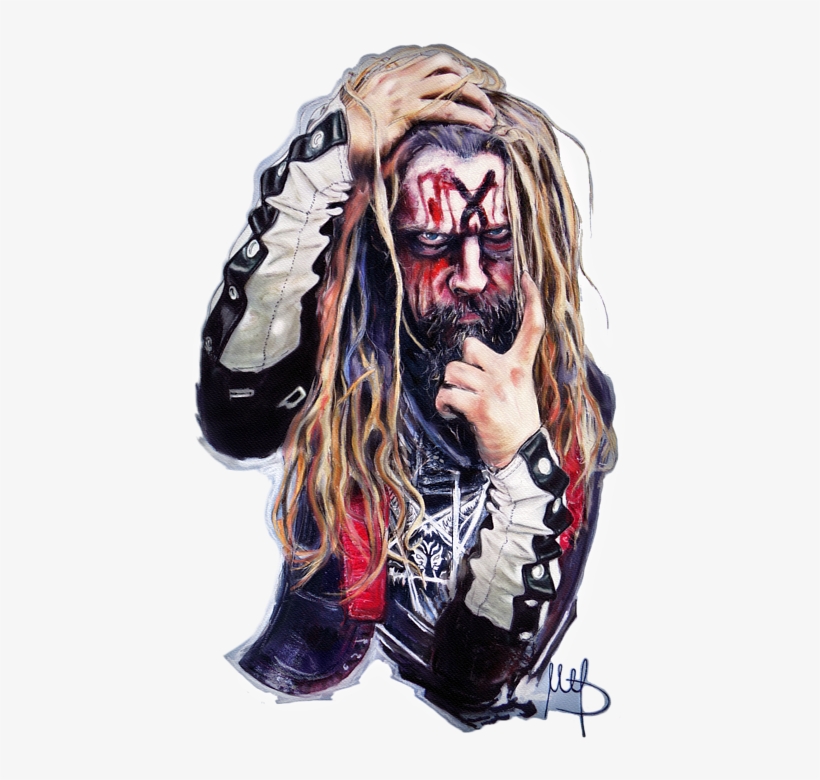 Click And Drag To Re-position The Image, If Desired - Rob Zombie Signed Musician/director Autographed 11x14, transparent png download