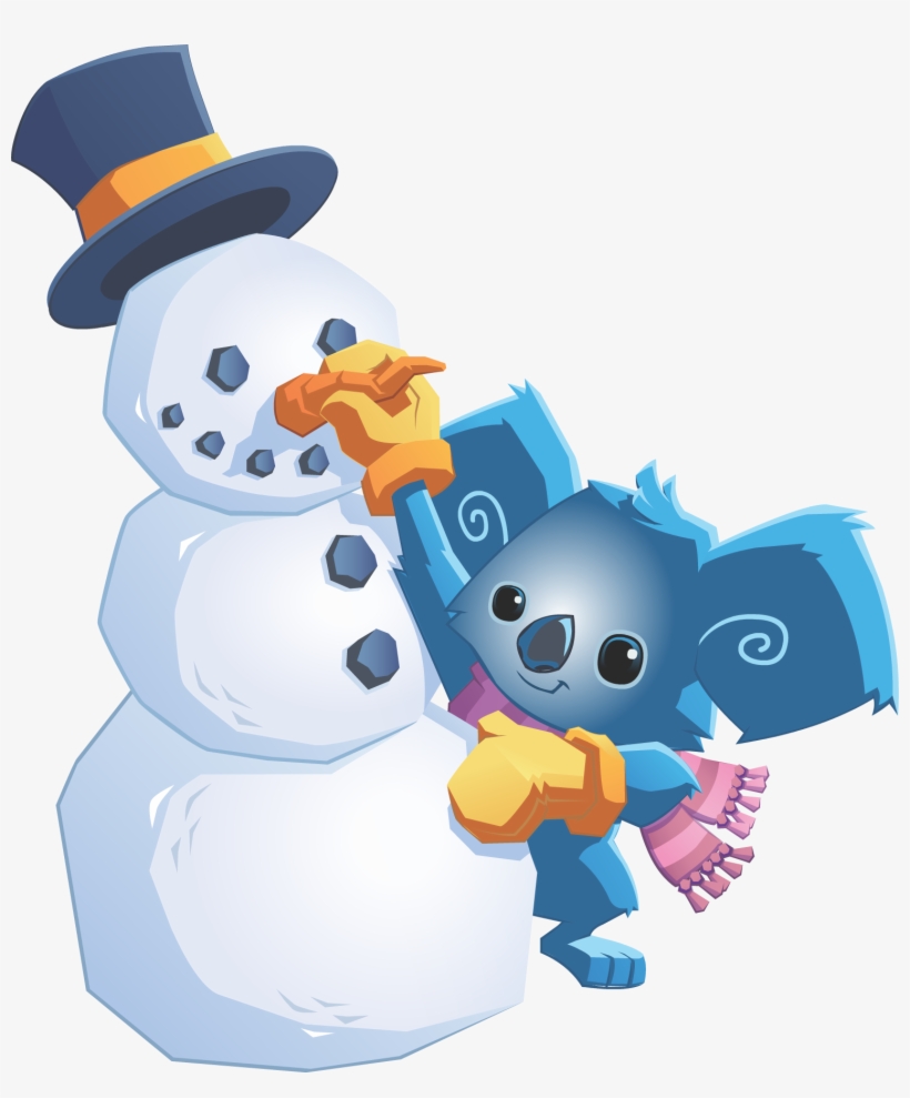 Koala And Snowman - Animal Jam Koala Png, transparent png download