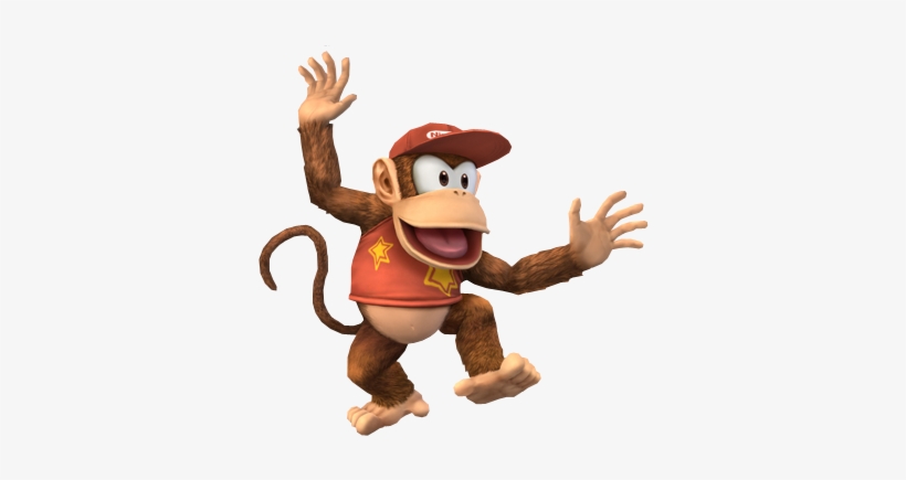 Donkey Kong Transparent Png - Diddy Kong, transparent png download