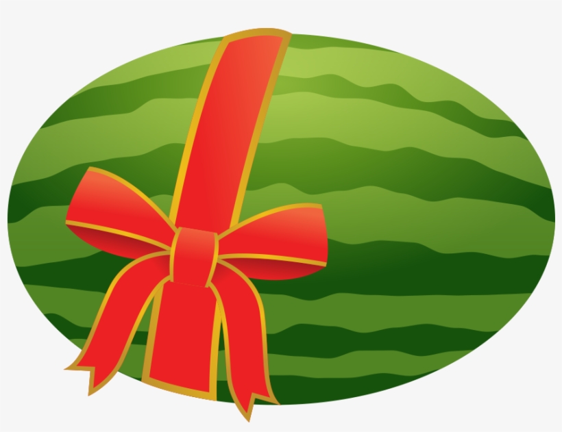 Summer Watermelon Clipart - Christmas Fruit Clip Art, transparent png download