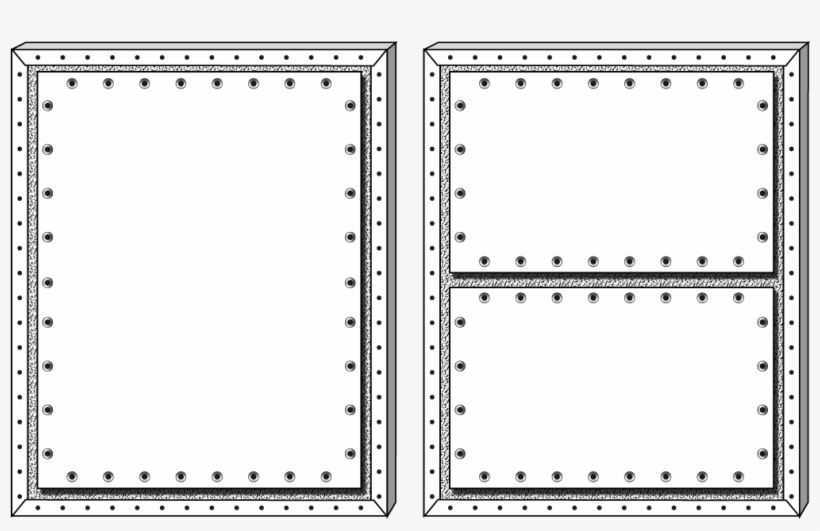 Installation Of Artefex Backing Board To Stretcher - Monochrome, transparent png download