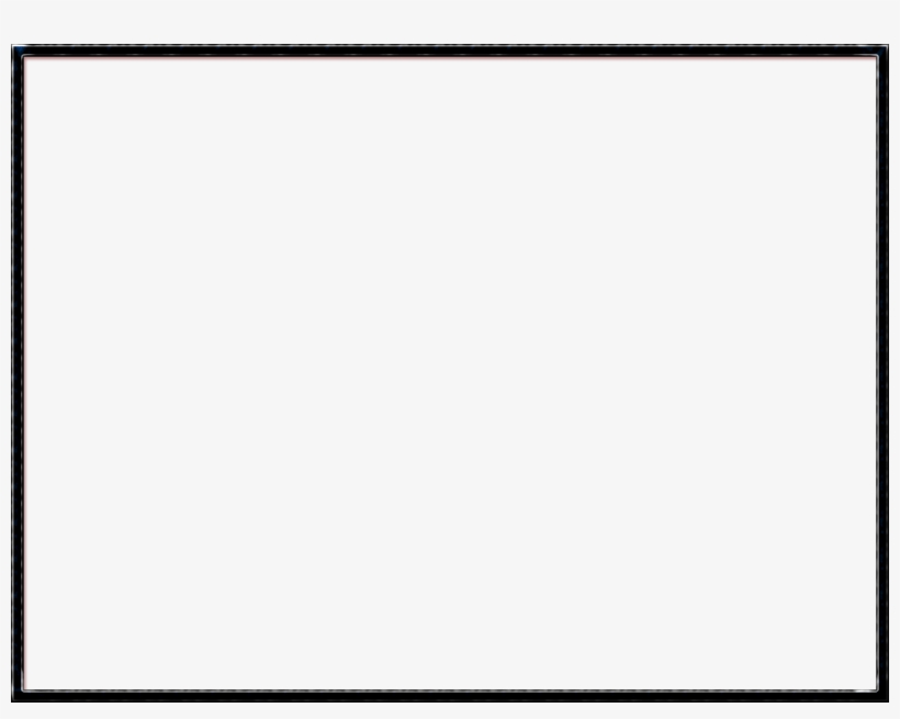 Black Frame Png Picture - Whiteboard Background, transparent png download