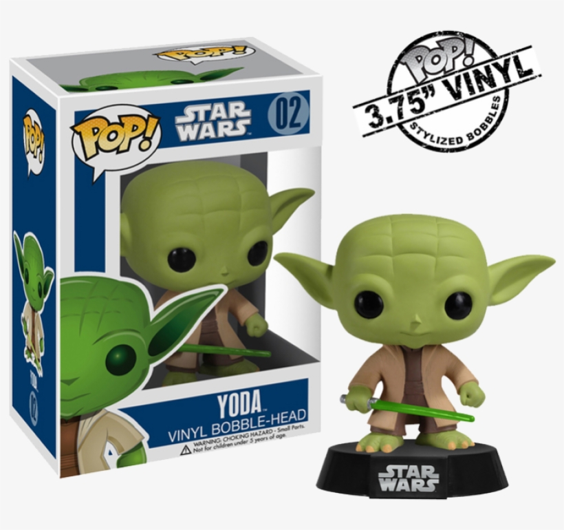 Star Wars - Pop Vinyl Figures Yoda, transparent png download