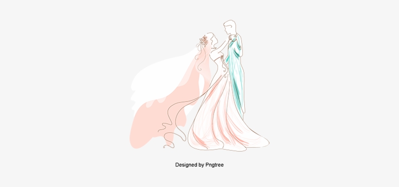 Vector Wedding, Wedding Clipart, Characters, People - Portable Network Graphics, transparent png download