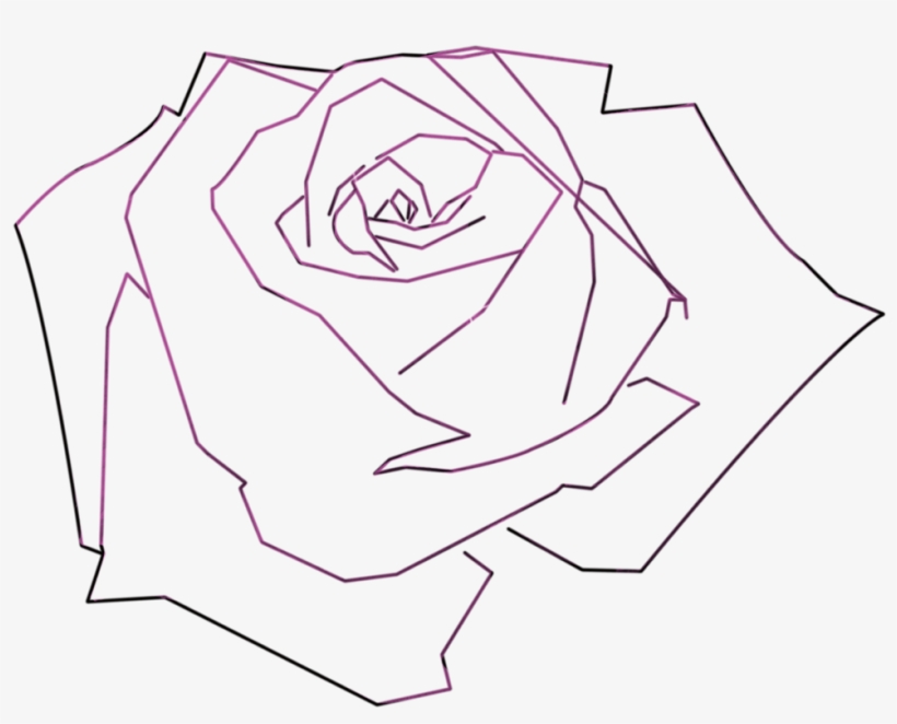 Paper White Sleeve Petal Sketch - Drawing, transparent png download