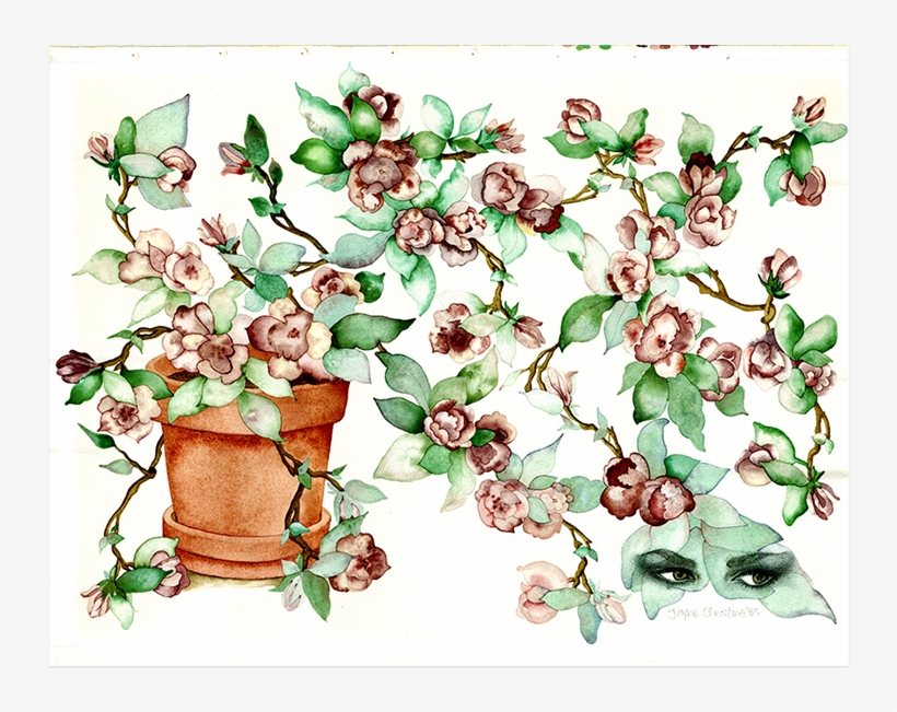 Watercolor Painting By Not So Plain Jayne - Craft, transparent png download