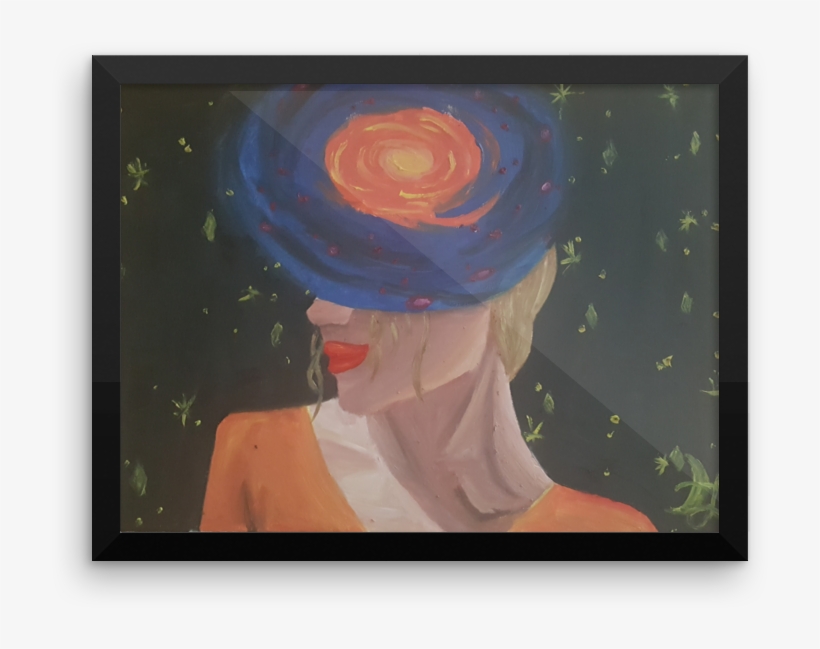 Sunflower Galaxy Framed Poster - Modern Art, transparent png download