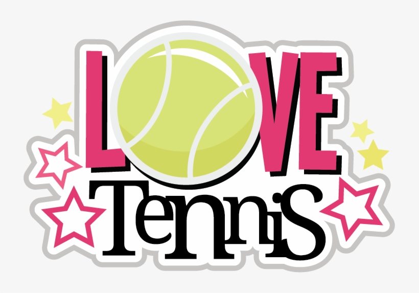 Love Tennis Svg Scrapbook Collection Tennis Svg Files - Love Tennis, transparent png download