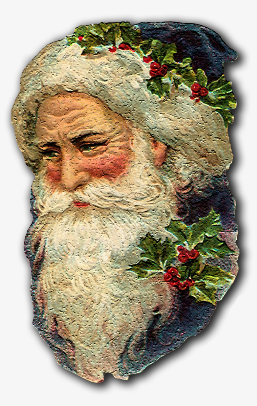 Pin By Teresa Melton On Winter Vintage Prints - Merry Christmas Greeting Card, transparent png download