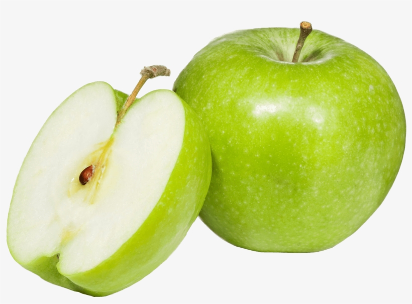 Apple Green Open Slice - Green Apple Png, transparent png download