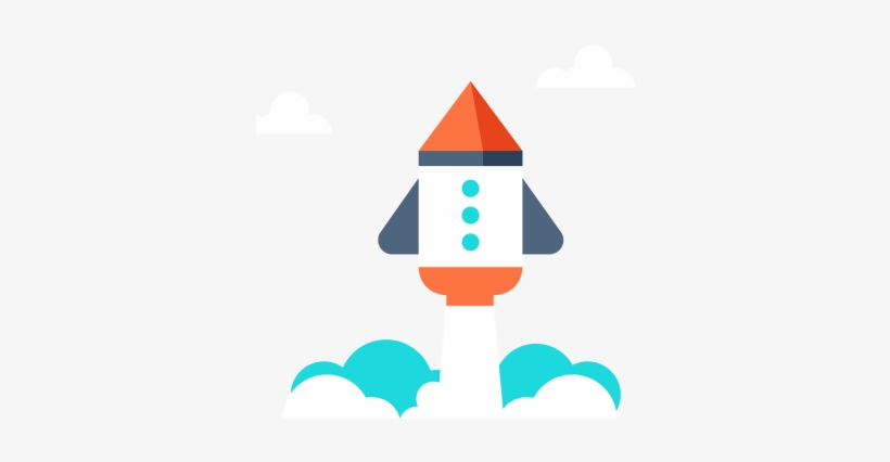 Rocket Launch Startup Illustration Vector, Startup, - Rocket, transparent png download