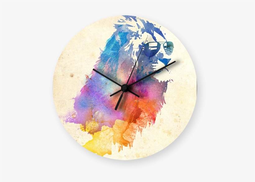 Sunny Leo Art Printed Wall Clock - Sunny Leo Robert Farkas, transparent png download