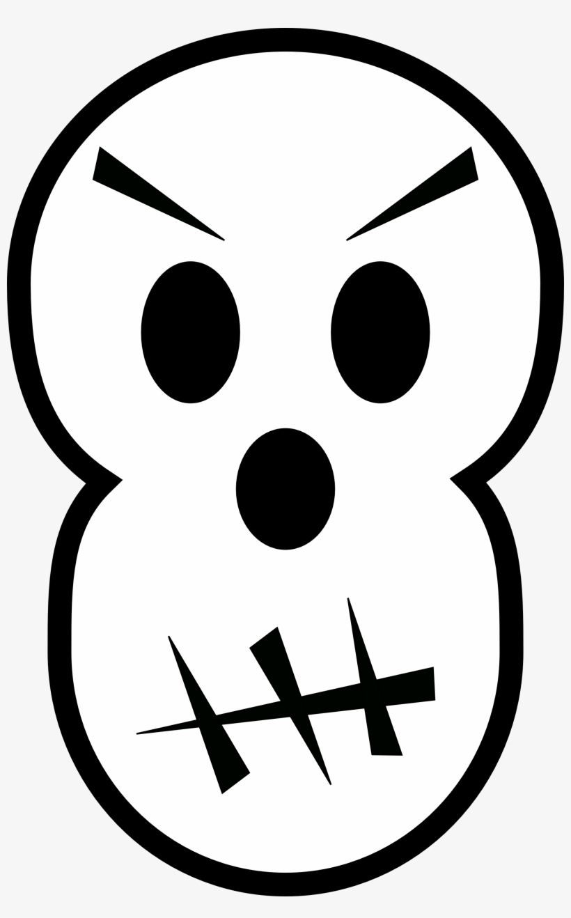 Skull Bones Png Image Background - Картинки Хэллоуин Черно Белые, transparent png download