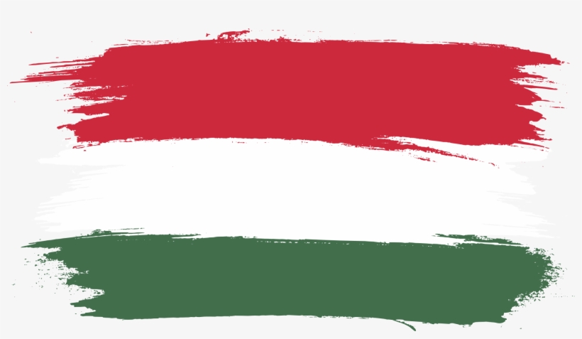Free Download - Watercolor Hungary Flag, transparent png download