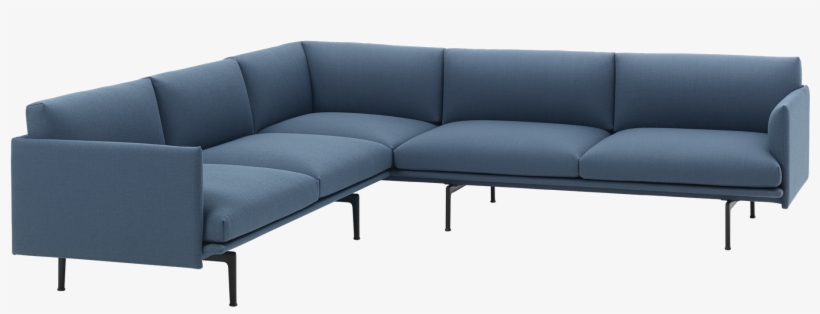 Outline Corner Sofa - Muuto Outline Corner Sofa, transparent png download