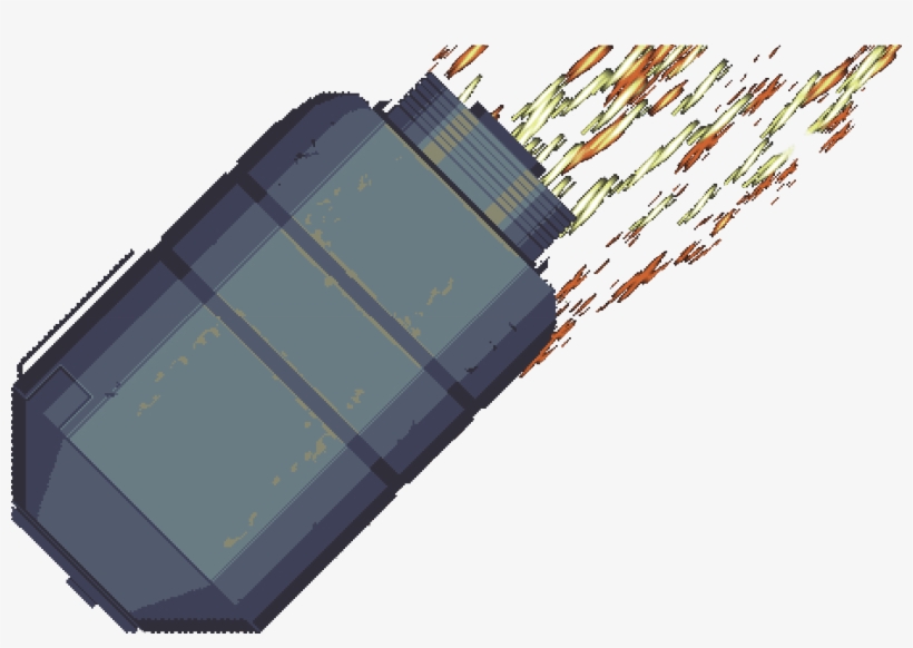 Falling Spaceship - Portable Network Graphics, transparent png download