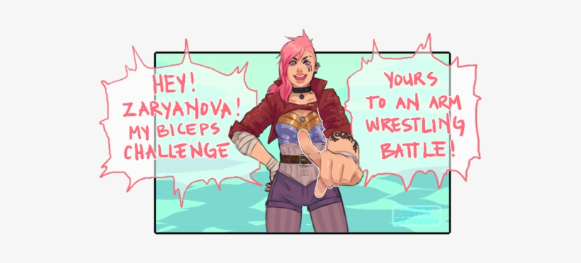 Zarya Vs Vi - Zarya Fanart, transparent png download