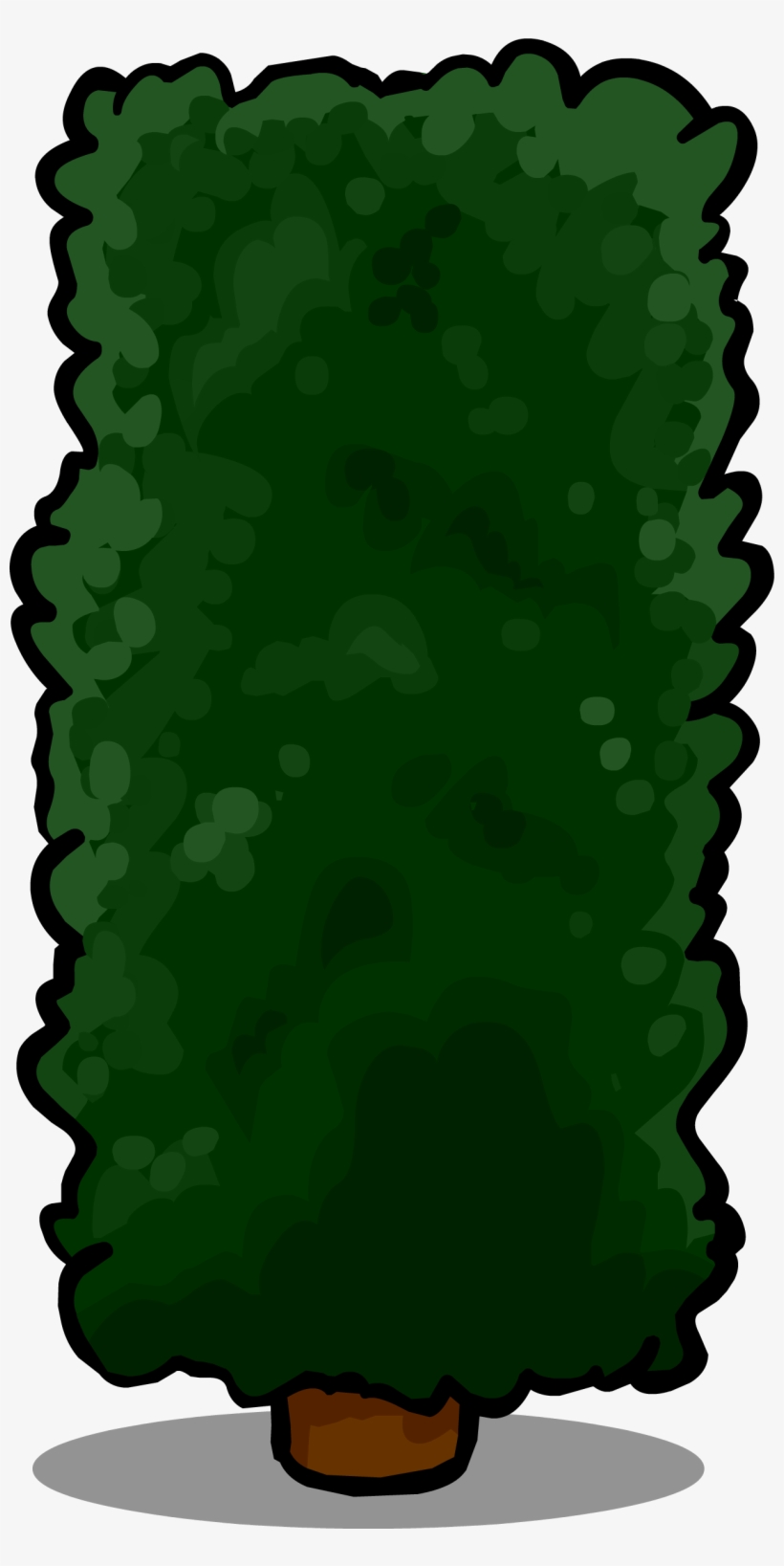 Hedge Tree Sprite 003 - Club Penguin Hedge, transparent png download