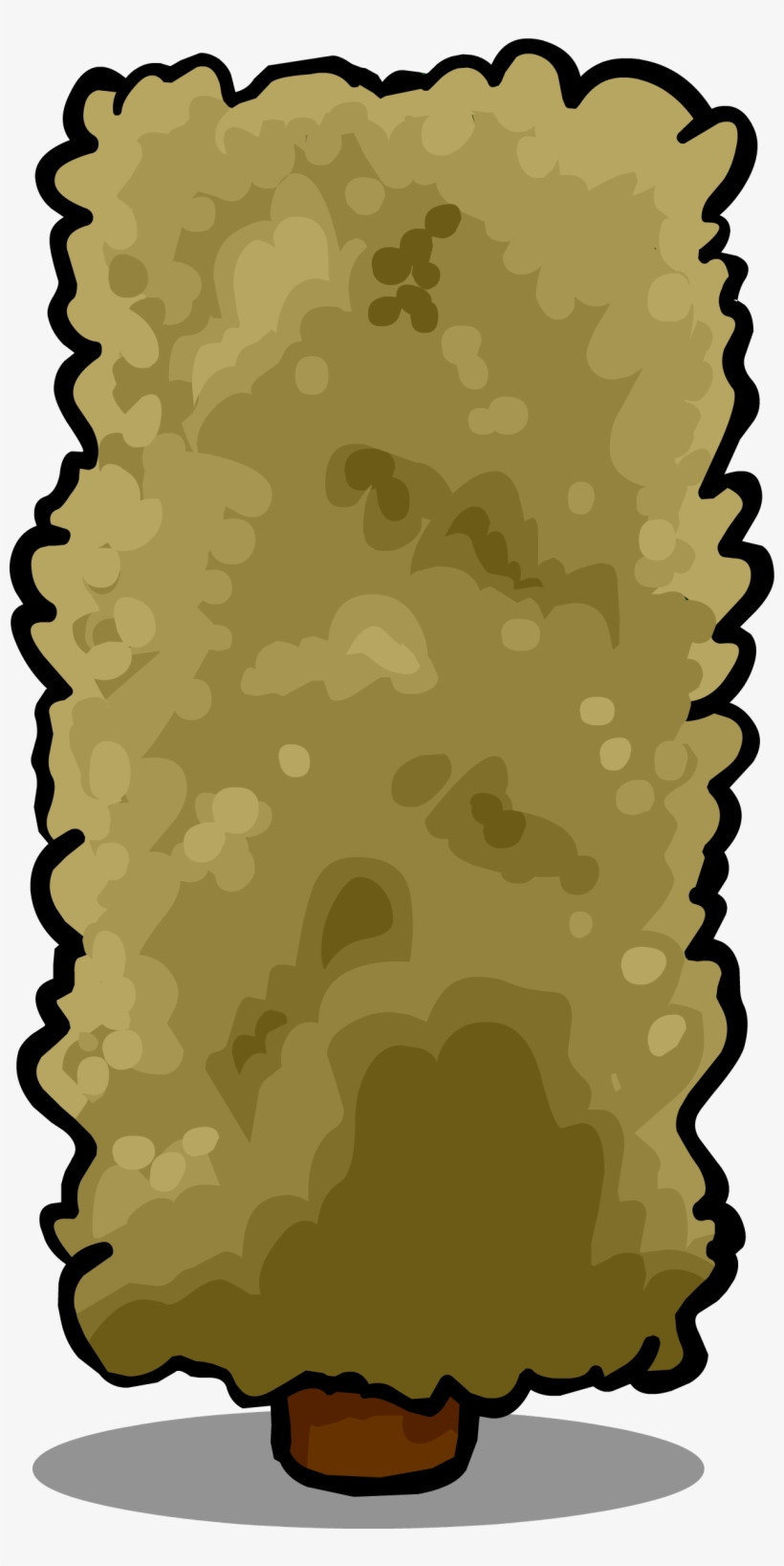 Hedge Tree Sprite 004 - Club Penguin Hedge, transparent png download