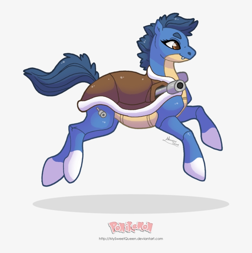 Mysweetqueen, Blastoise, Pokémon, Ponified, Safe - Blastoise Pony, transparent png download