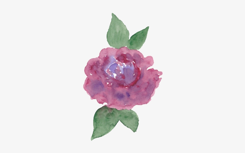 Free Vector Leaves And Flowers Watercolor Seamless - Watercolor Painting, transparent png download