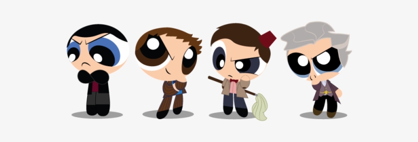 Tumblr - Doctor Who Power Puff Girls, transparent png download