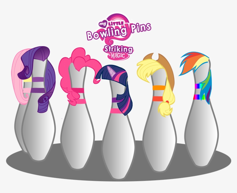 Bowling Pin Marketing - My Little Pony Bowling Pins, transparent png download