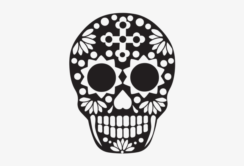 Sugar Skull Png Library Library - Library, transparent png download